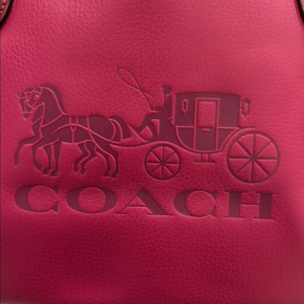 Coach (NWT) Tote 27 in Colorblock With Horse And Carriage - Picture 3 of 16